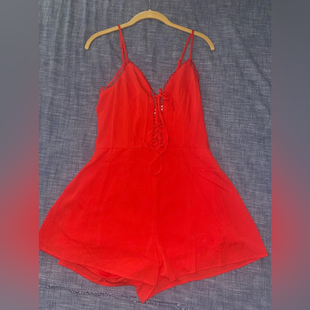 Stella Laguna Beach Red Romper